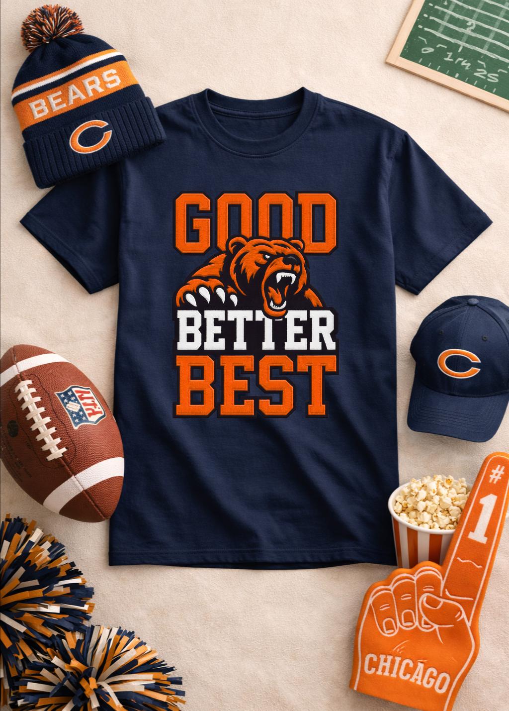 Street Fashion Chicago - Good Better Best Bear Tシャツ シカゴ
