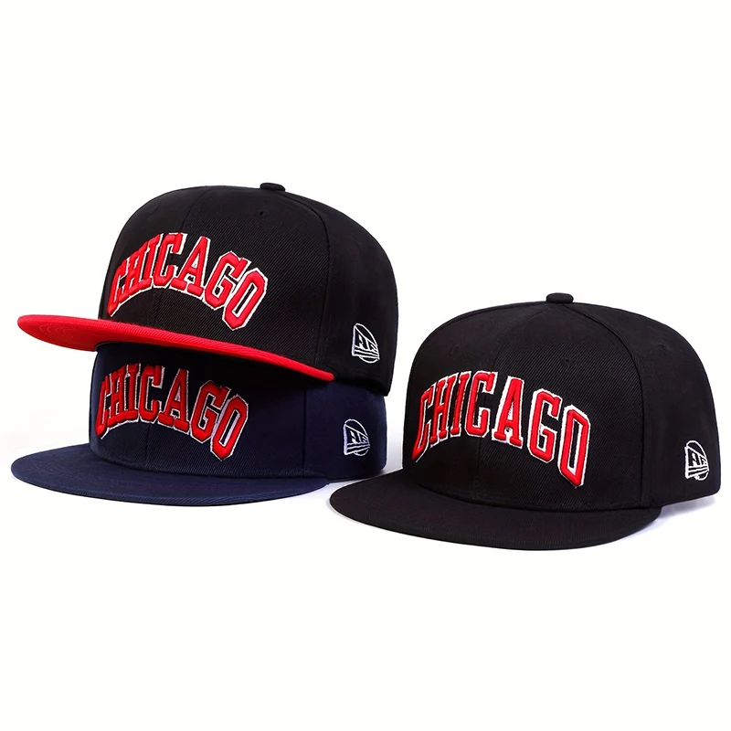 Street Fashion Chicago - ファッションレターシカゴ刺繍野球帽男性女性夏ユニセックスヒップホップキャップ綿スナップバックゴルフ帽子トラック運転手キャップ Gorras