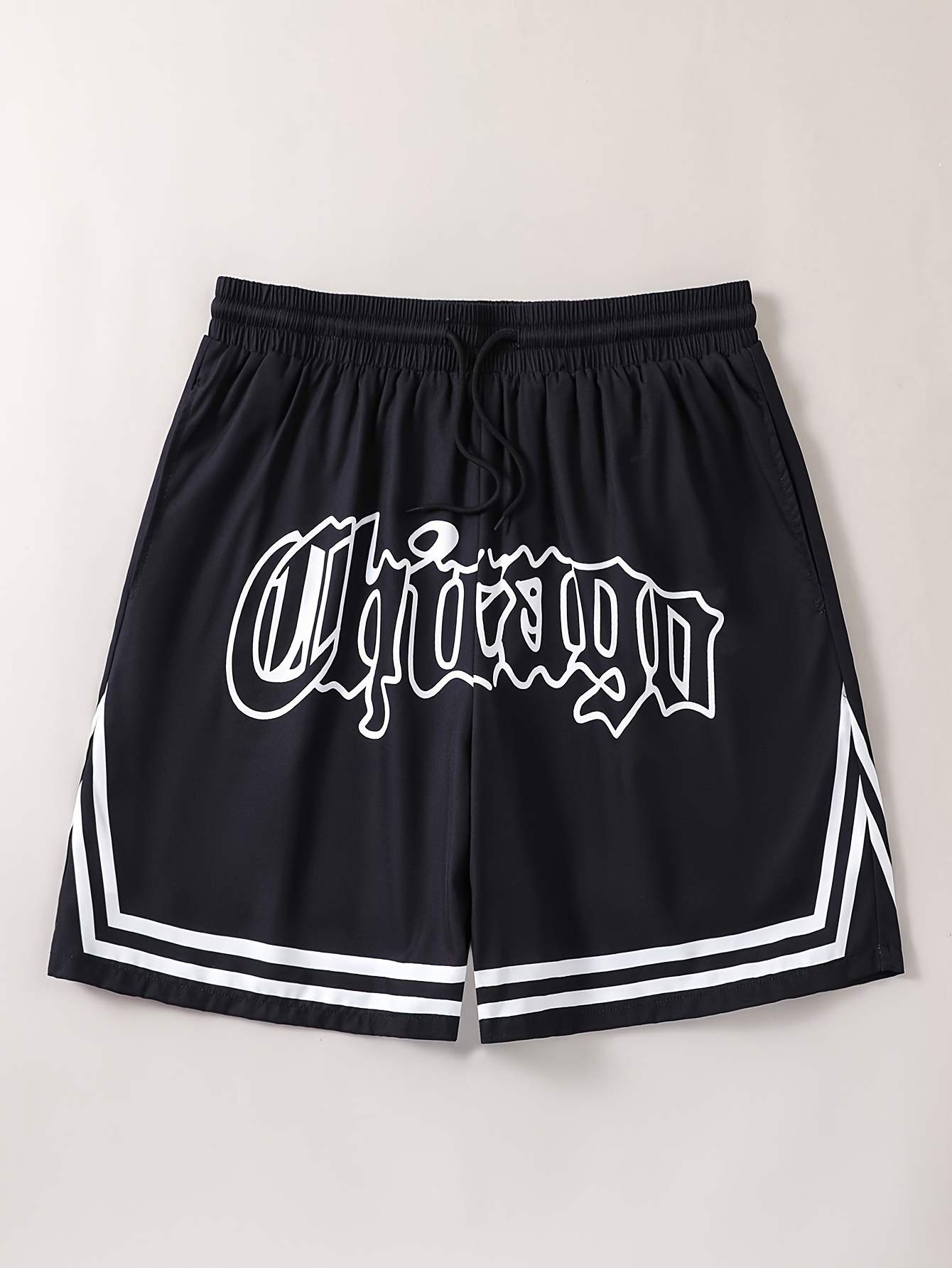 Street Fashion Chicago - 調達品向けのサマーファッションデザイン シカゴプリントパターン カジュアル メンズ＆レディース アメリカンストリートスタイルショーツ モト