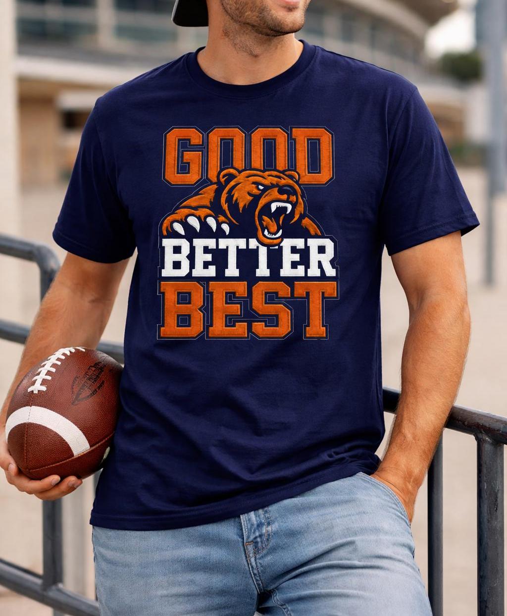 Good Better Best Bear Tシャツ シカゴ - Street Fashion Chicago のレビューと価格