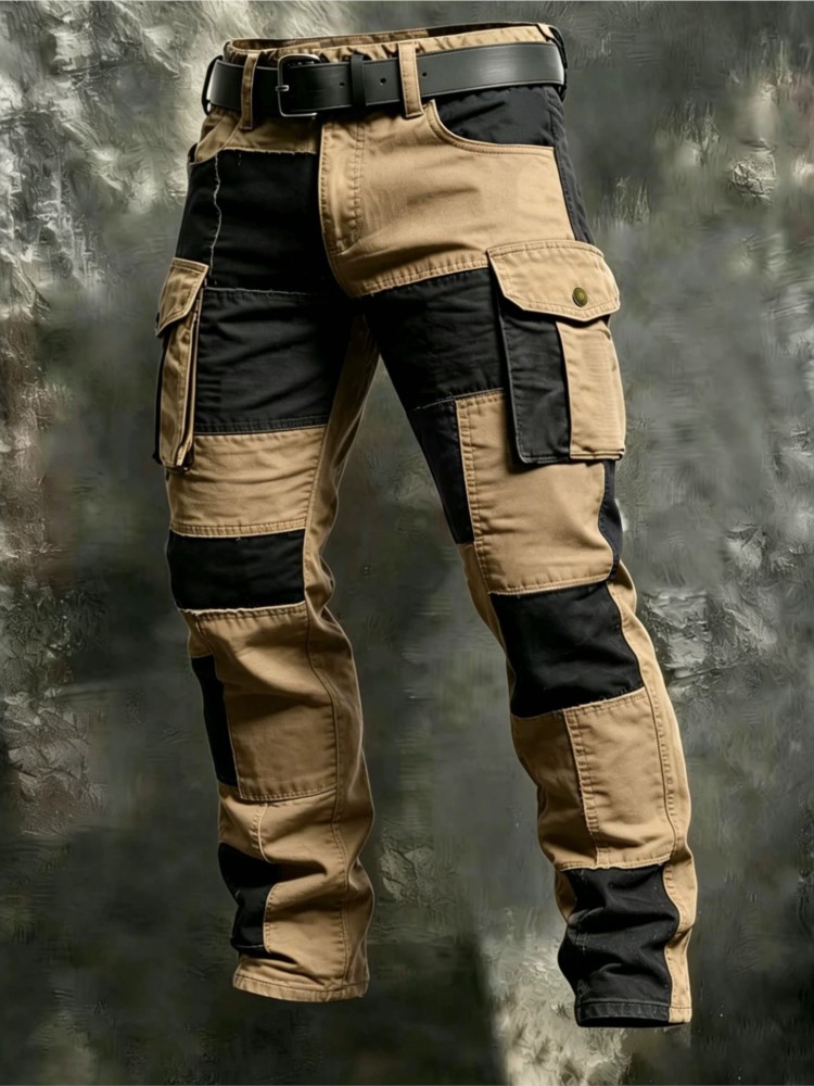 綿男性カーゴパンツカーキカジュアル男性戦術ジョガーカーゴマル - Street Fashion Art のレビューと価格