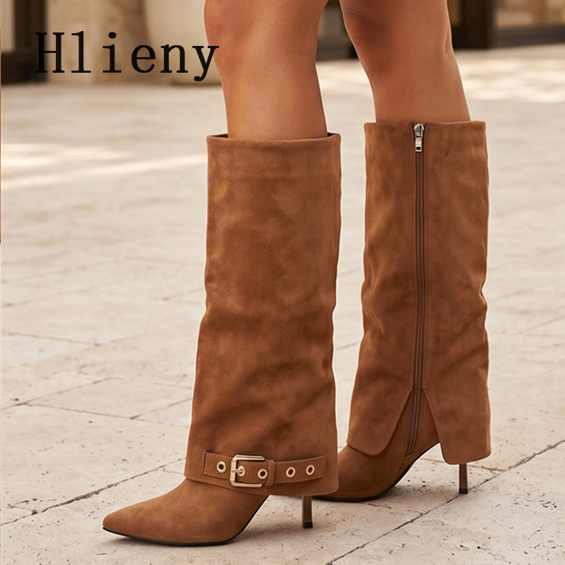 Hlieny 新デザイン レディース ニーハイブーツ ファッ - Street Fashion Designers のレビューと価格