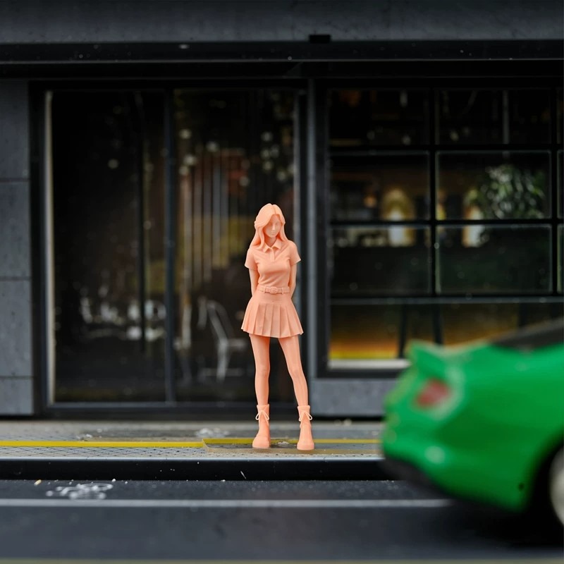 モダンなストリートスタイルのミニチュアガールフィギュアセット - Street Fashion Pose のレビューと価格