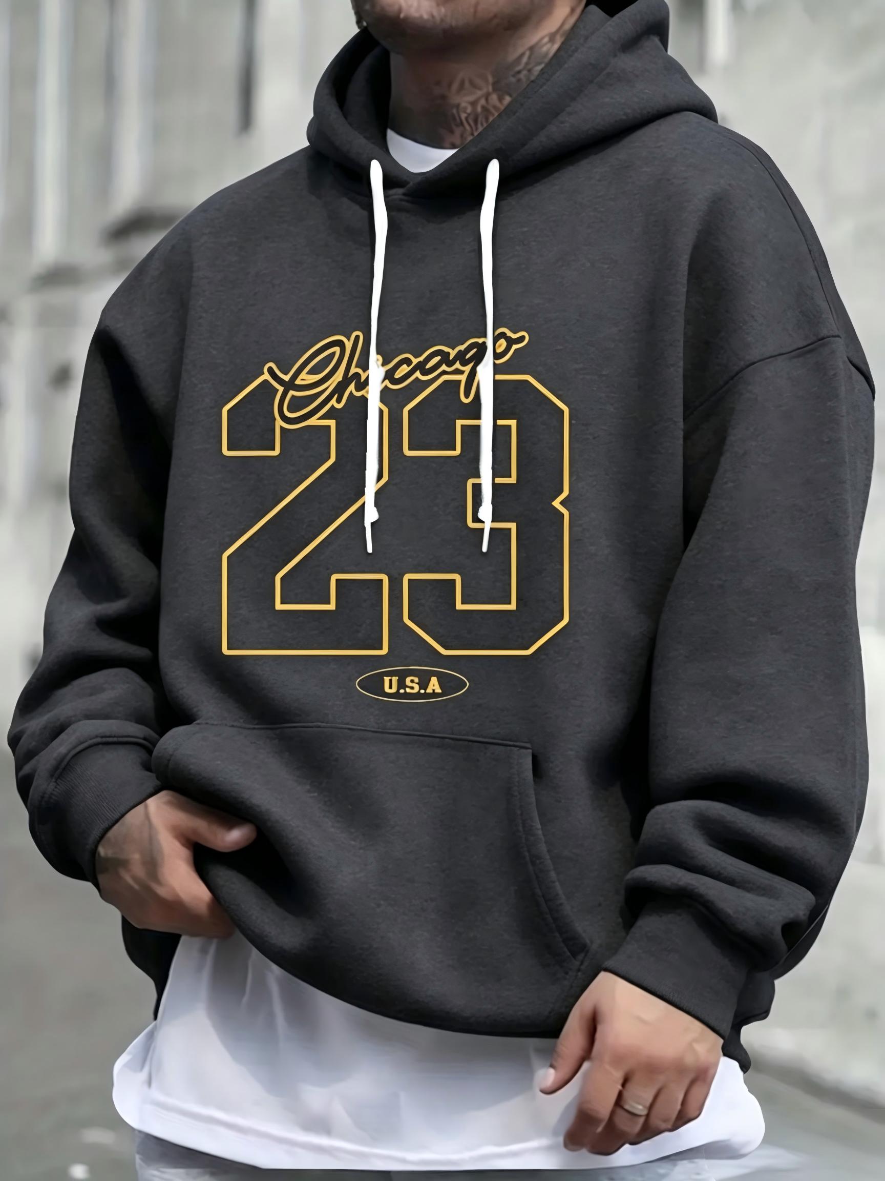 アメリカンメンズの秋のファッション、シカゴ23レタープリント - Street Fashion Chicago のレビューと価格