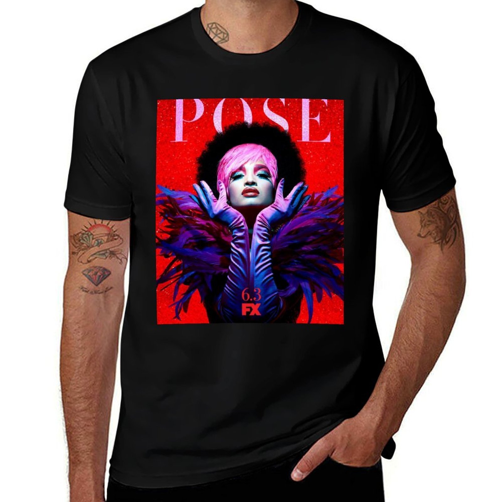 POSE Tシャツ ストリートファッション カジュアルTシャ - Street Fashion Pose のレビューと価格