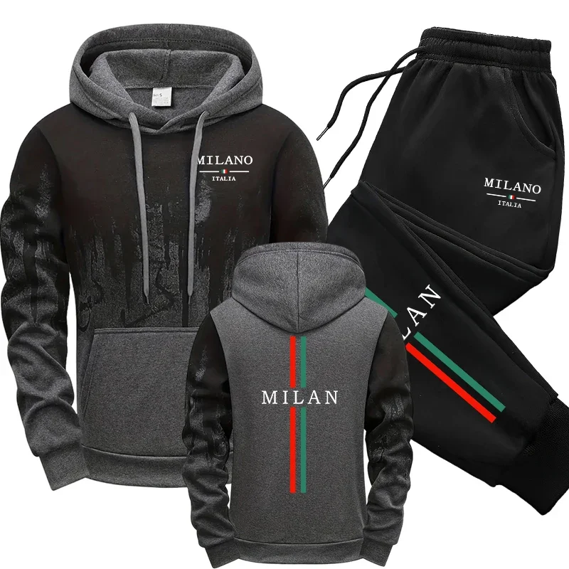 秋冬トラックスーツ イタリアファッション フード付きスウェッ - Street Fashion Art のレビューと価格