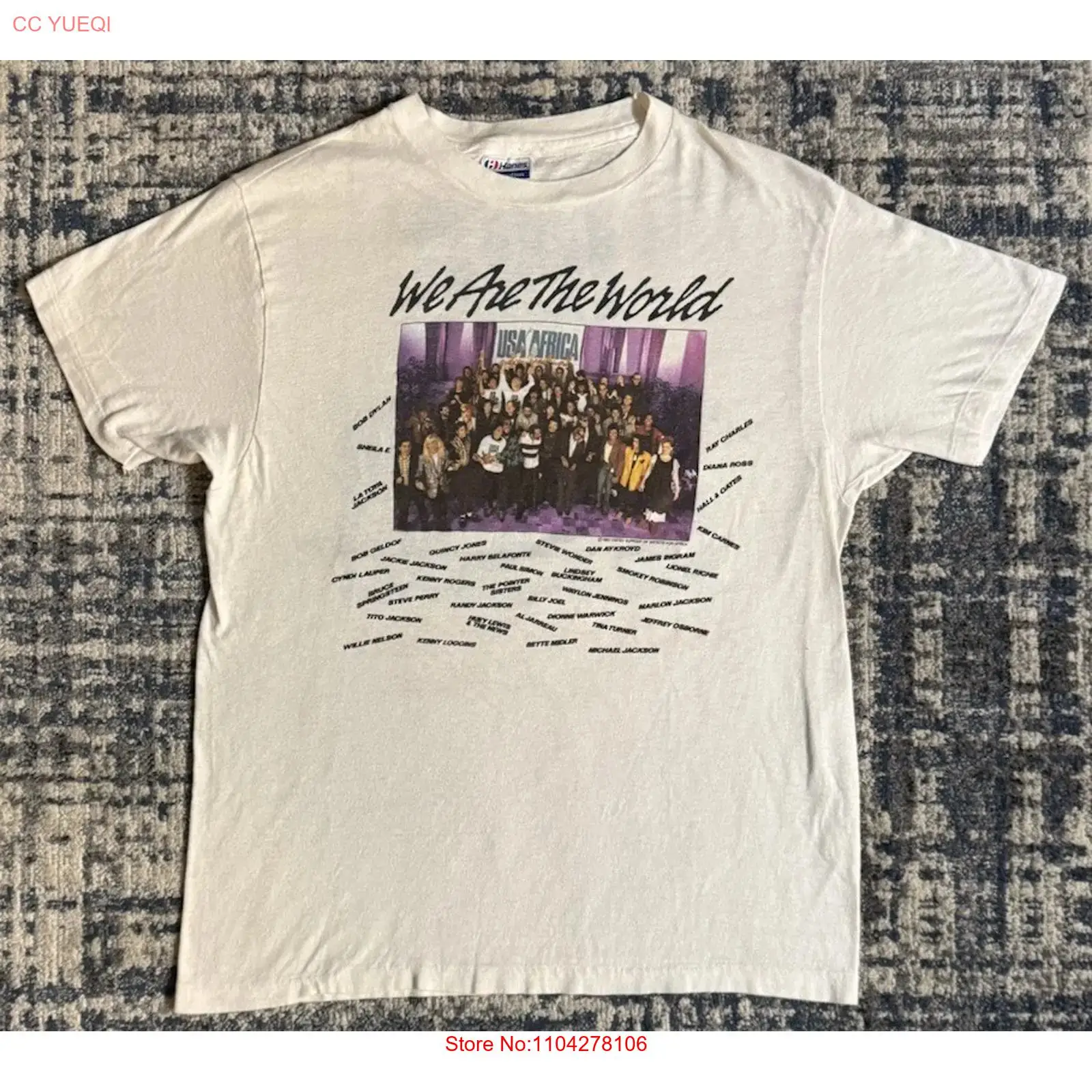 ヴィンテージ 1985 We Are The World U - Street Fashion Usa のレビューと価格