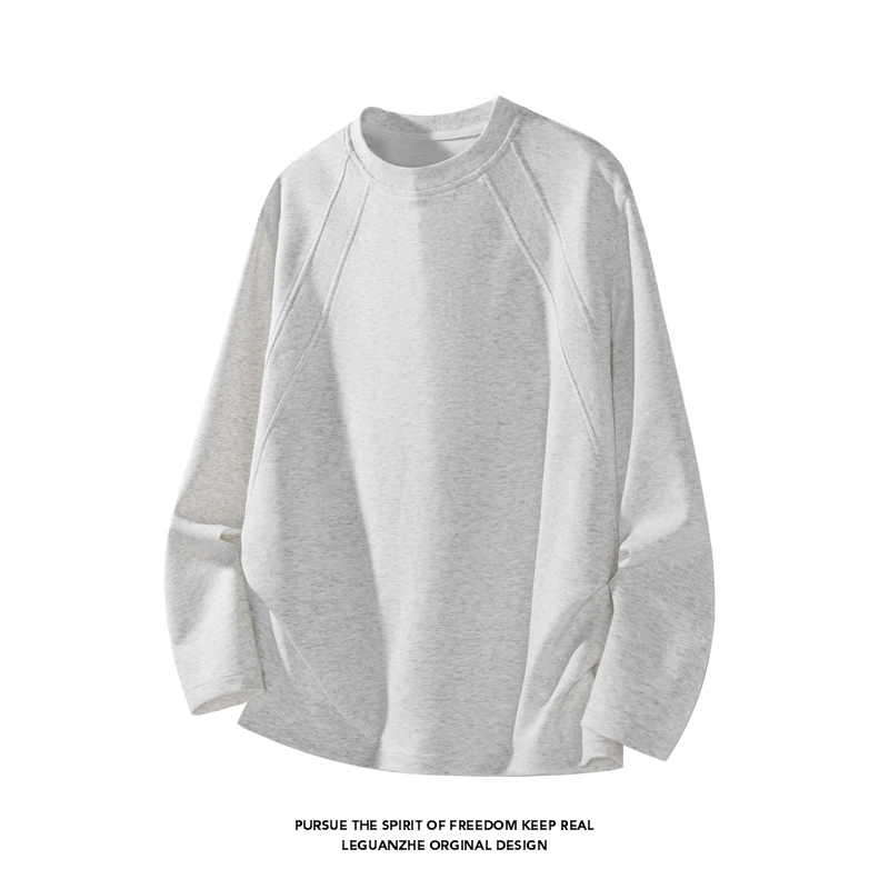 メンズファッション ラグランスリーブ クルーネック 長袖Tシ - Street Fashion For Man のレビューと価格