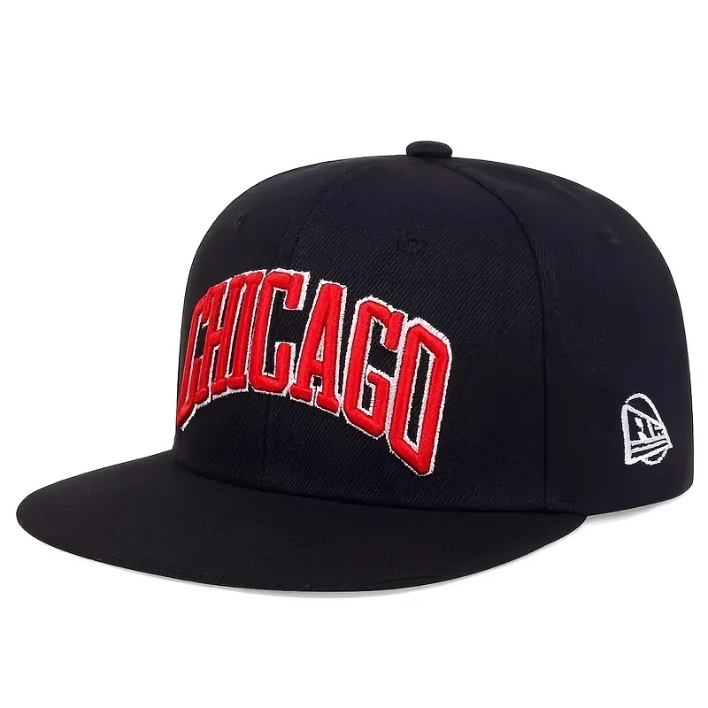 ファッションレターシカゴ刺繍野球帽男性女性夏ユニセックスヒッ - Street Fashion Chicago のレビューと価格